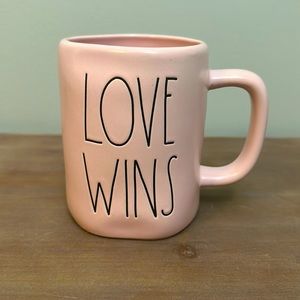 Love Wins Rae Dunn Valentine’s Day Mug - gently used